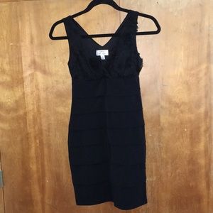 Mini black dress